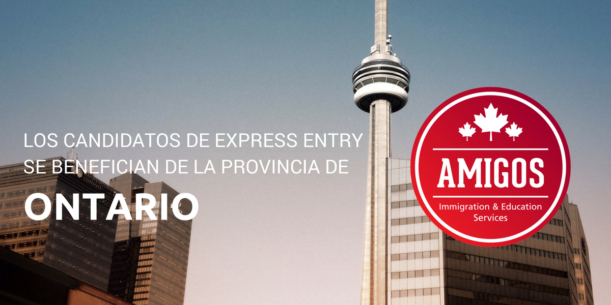 Los candidatos de Express Entry se benefician de la provincia de Ontario