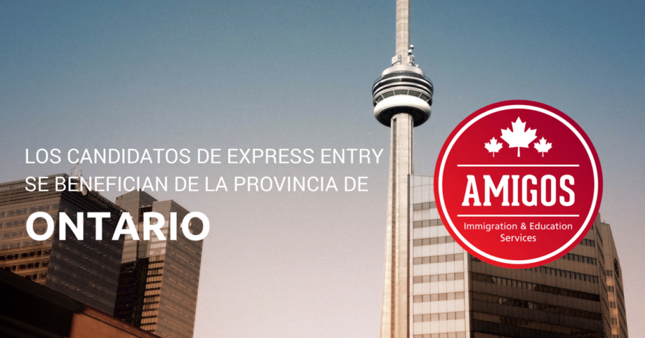 Los candidatos de Express Entry se benefician de la provincia de Ontario