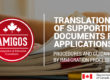 Translation of supporting documents for applications BLOG